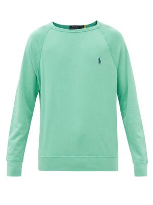 Polo Ralph Lauren - Logo-embroidered Cotton-jersey Sweatshirt - Mens - Green