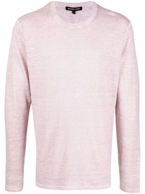 Michael Kors Collection crew neck jumper - Pink