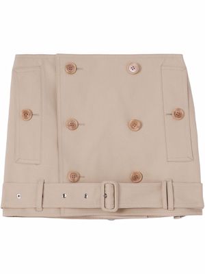 Burberry trench mini skirt - Neutrals