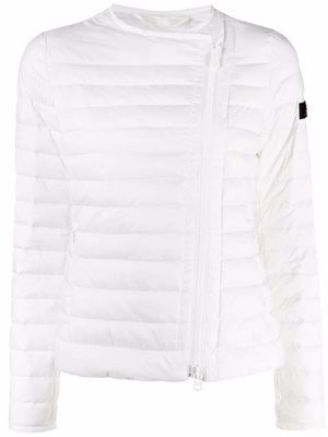 Peuterey Dalasi off-centre zipped jacket - White