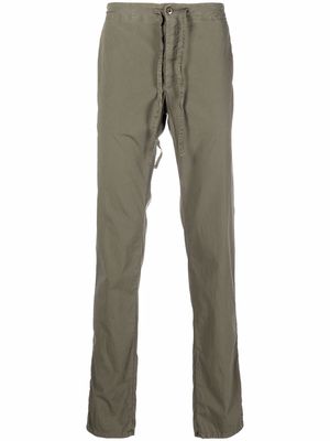 Incotex drawstring slim-fit trousers - Green