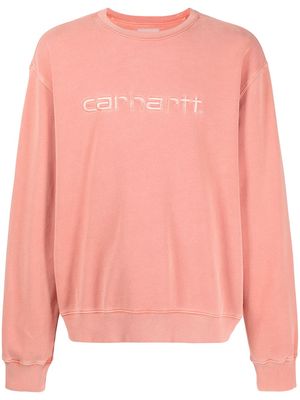 Carhartt WIP embroidered logo jumper - Pink