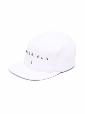 MM6 Maison Margiela Kids logo-print baseball cap - White