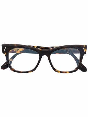 Victoria Beckham Eyewear tortoiseshell-frame glasses - Brown