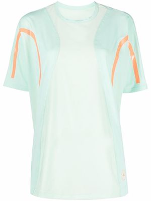 adidas by Stella McCartney round neck short-sleeved T-shirt - Green