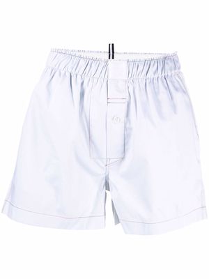Eytys elasticated cotton shorts - Blue