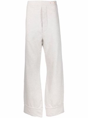 Maison Margiela wide-leg cotton trousers - Neutrals