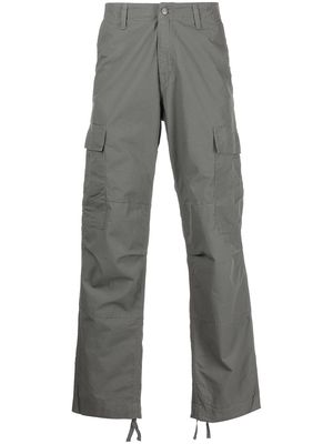 Carhartt WIP mid-rise cotton cargo trousers - Grey