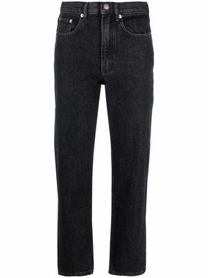 A.P.C. mid-rise straight-leg denim jeans - Black