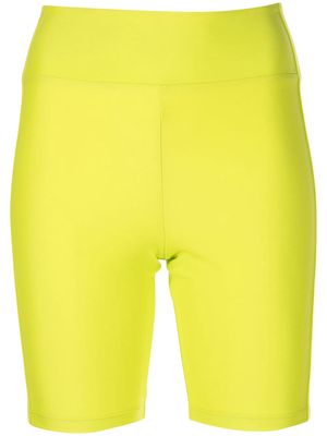 Monse logo-print cycling shorts - Yellow