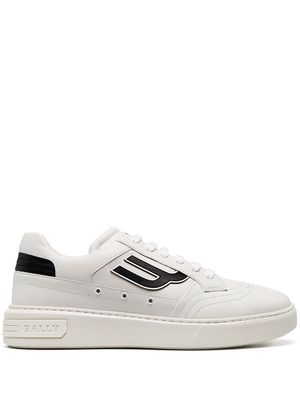 Bally side logo-patch sneakers - White