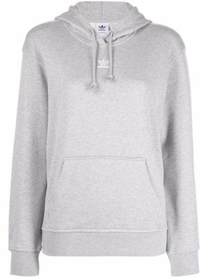 adidas long-sleeve cotton hoodie - Grey