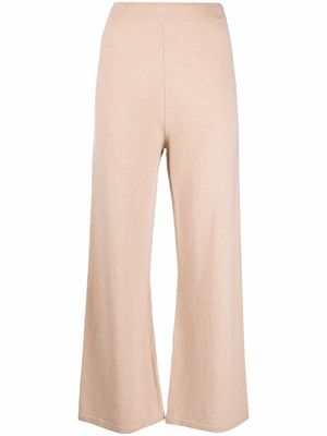 PAULA fine-knit trousers - Neutrals