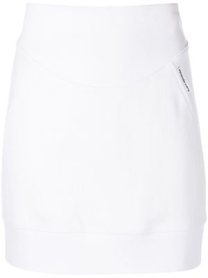 Alexander Wang sculpted mini skirt - White
