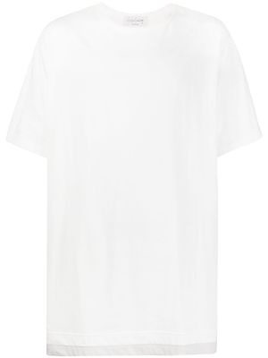 Yohji Yamamoto round-neck short-sleeve T-shirt - White
