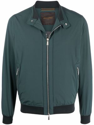 Moorer zipped-up bomber jacket - Green