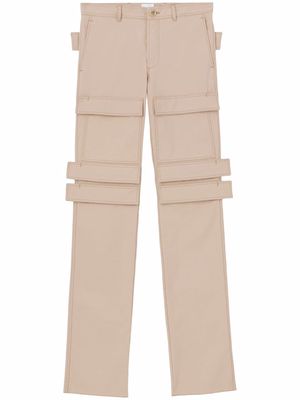 Burberry panel-detail cargo trousers - Neutrals