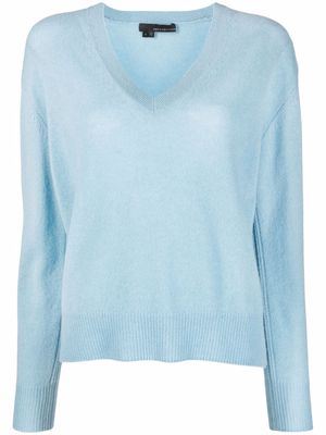 360Cashmere Ivy V-neck cashmere jumper - Blue
