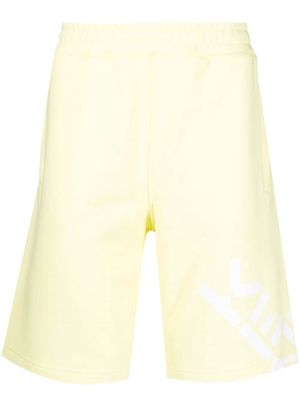 Kenzo logo-print track pants - Yellow