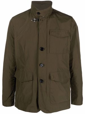 Fay button-up lightweight jacket - Green
