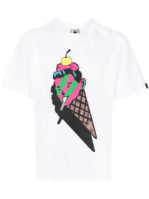 ICECREAM Cone Man graphic-print T-shirt - White