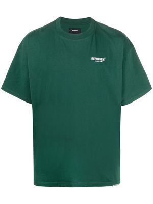Represent Represent Owners Club print T-shirt - Green