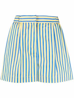 ETRO striped tailored shorts - Yellow