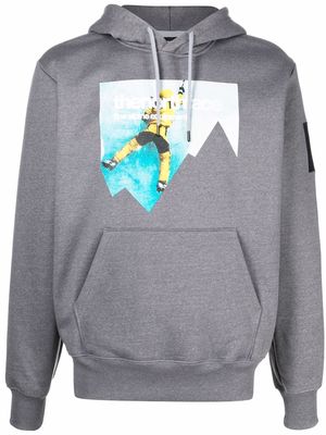 The North Face logo-print hoodie - Grey