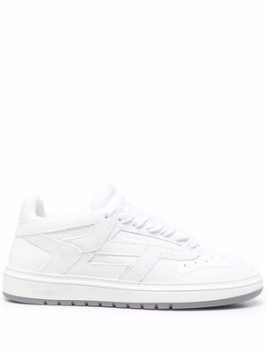 Represent low-top leather sneakers - White
