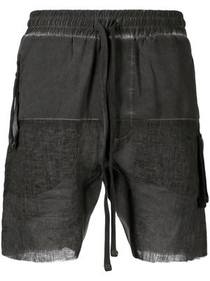 Thom Krom linen drawstring shorts - Grey