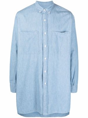 Levi's: Made & Crafted Denim Family button-collar shirt - Blue
