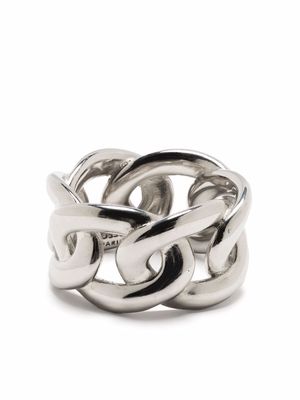 Goossens lhassa chunky-link ring - Silver