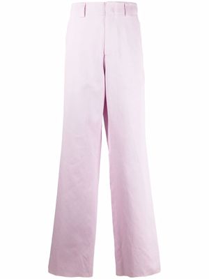 Ermenegildo Zegna long-length straight trousers - Pink