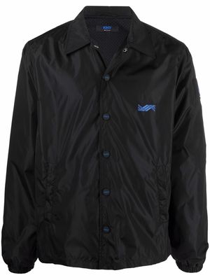 Kiton lightweight button-up jacket - Black