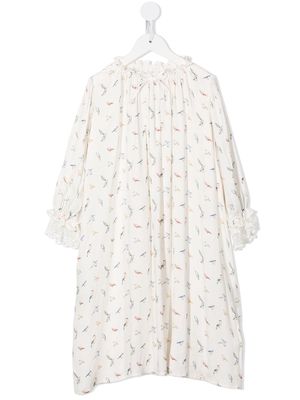 Amiki Victoria cotton nightdress - White
