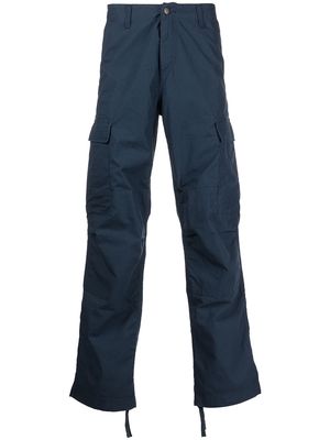 Carhartt WIP mid-rise cotton cargo trousers - Blue