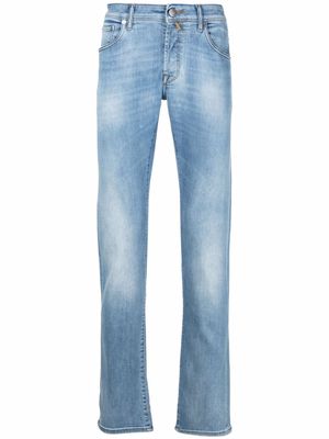 Incotex washed slim-fit jeans - Blue