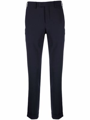 PT TORINO slim-cut tailored trousers - Blue