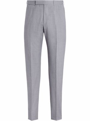 Ermenegildo Zegna tailored slim-fit trousers - Silver