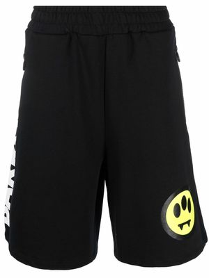 BARROW logo-print Bermuda shorts - Black