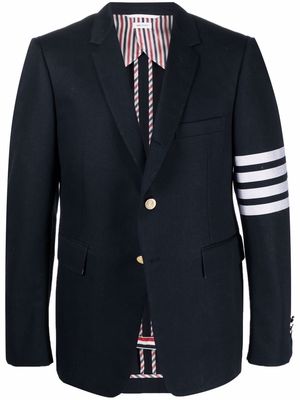 Thom Browne Engineered 4-Bar stripe classic sport coat jacket - Blue