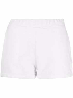 Loulou Studio elasticated waistband shorts - White