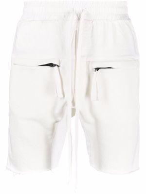 Thom Krom pocket-detail organic-cotton shorts - White