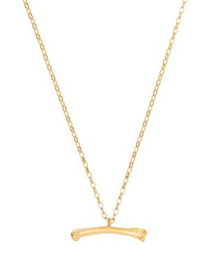 Claire English gibbet gold-plated necklace