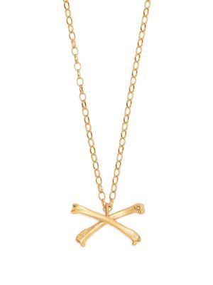 Claire English buccaneer gold-plated necklace