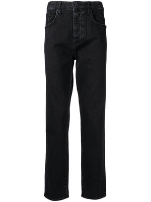 Armani Exchange straight-leg denim jeans - Black