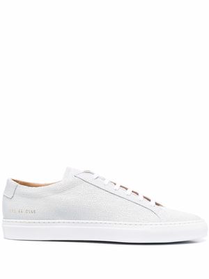 Common Projects side code-print sneakers - Grey