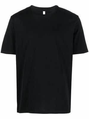 Attachment round neck T-shirt - Black