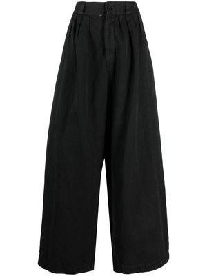Maison Margiela wide-leg high-waisted trousers - Black
