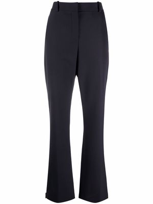Nina Ricci high-waist flared tailored trousers - Blue